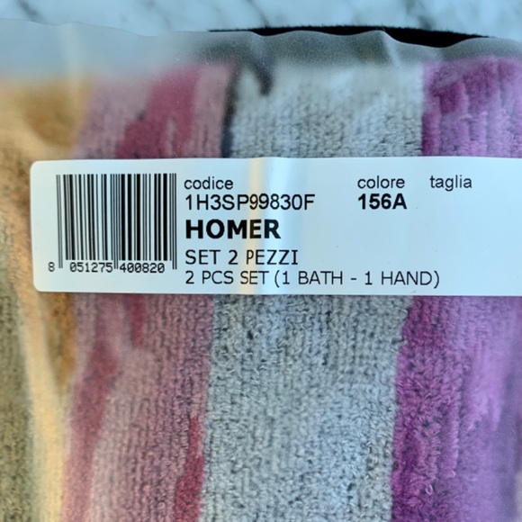 Missoni Home, Homer, 2 PCS Towel Set - Picture 3 of 7